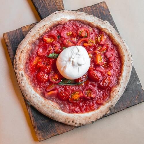 Meapolitan pizza